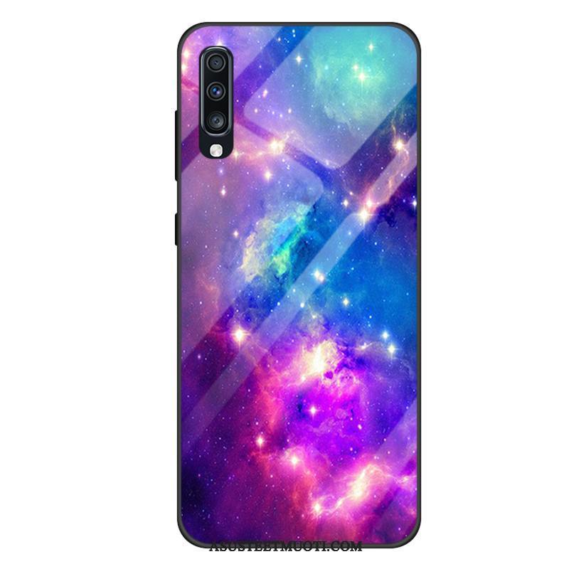 Samsung Galaxy A70 Kuoret Suuntaus Puhelimen Lasi Violetti Net Red