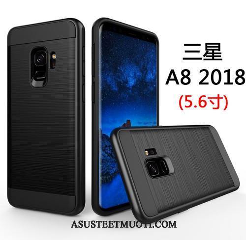 Samsung Galaxy A8 Kuoret All Inclusive Liiketoiminta Johdin Murtumaton Kova