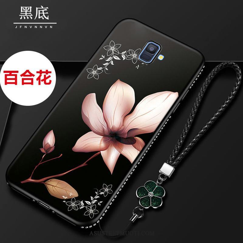 Samsung Galaxy A8 Kuoret Kotelo Rhinestone Inlay Murtumaton Trendi Kuori