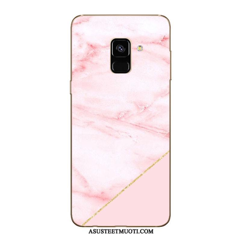 Samsung Galaxy A8 Kuoret Puhelimen Murtumaton Kukkakuvio Pehmeä Neste Kotelo