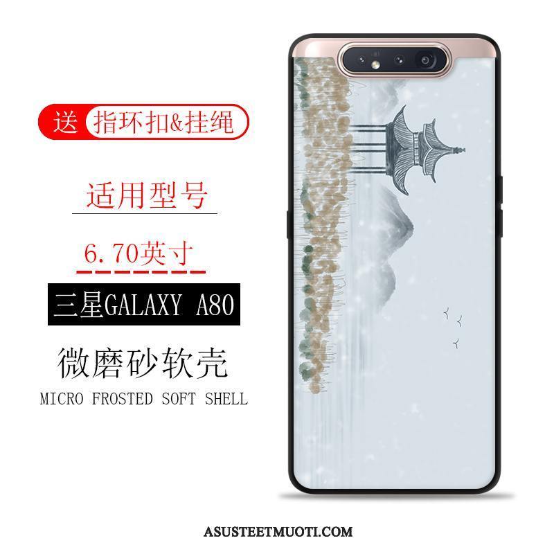 Samsung Galaxy A80 Kuoret All Inclusive Vuosikerta Murtumaton Tuuli Pesty Suede