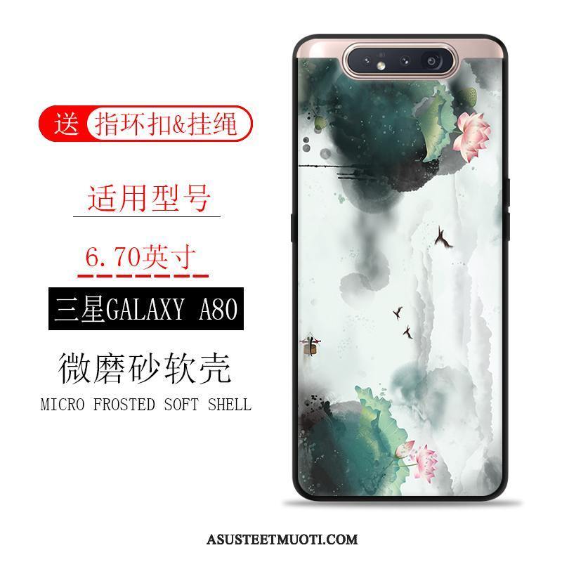 Samsung Galaxy A80 Kuoret All Inclusive Vuosikerta Murtumaton Tuuli Pesty Suede