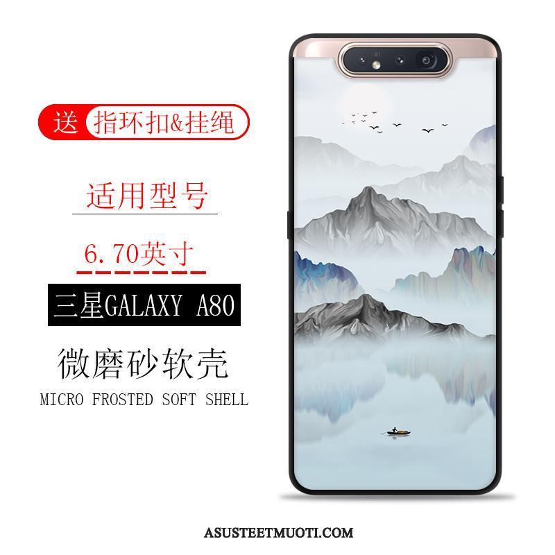 Samsung Galaxy A80 Kuoret All Inclusive Vuosikerta Murtumaton Tuuli Pesty Suede