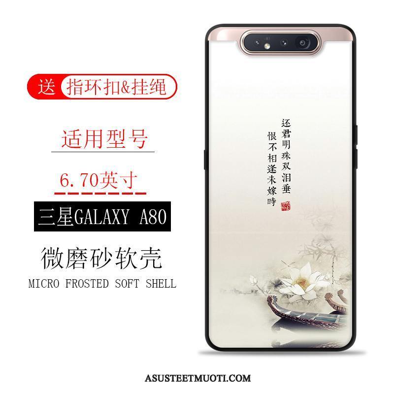 Samsung Galaxy A80 Kuoret All Inclusive Vuosikerta Murtumaton Tuuli Pesty Suede