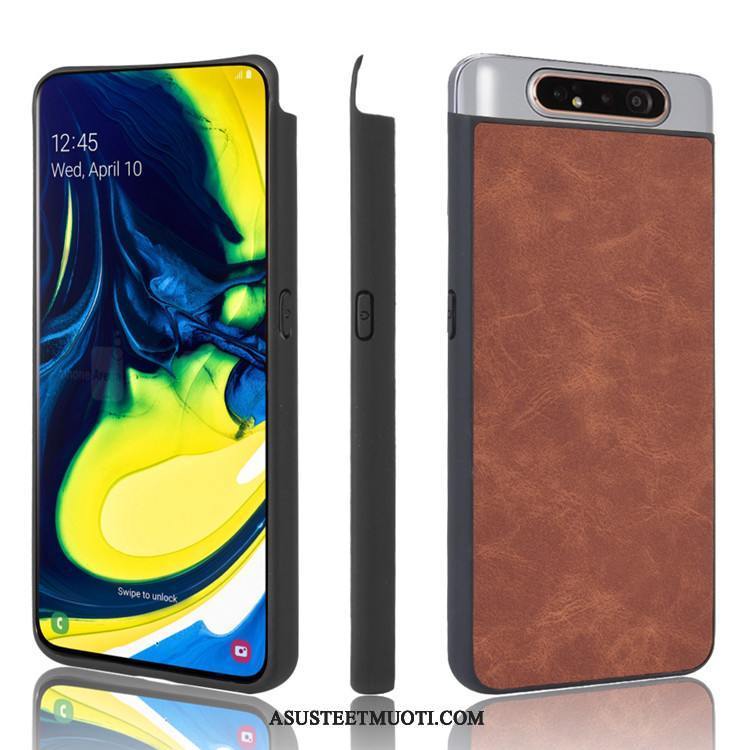 Samsung Galaxy A80 Kuoret Tähti Sininen Kuori Puhelimen Nahka