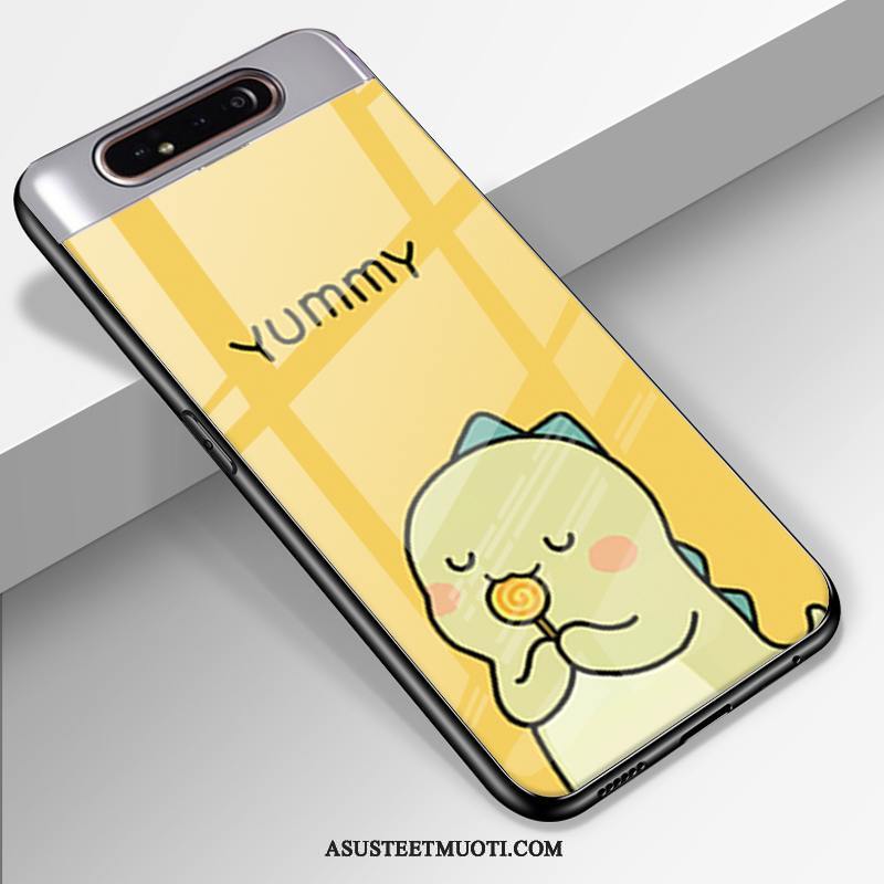 Samsung Galaxy A80 Kuori Kuoret Kotelo Suojaus Keltainen Ihana