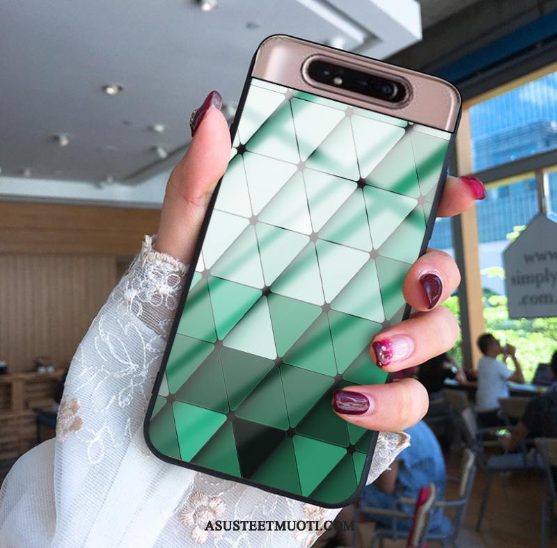 Samsung Galaxy A80 Kuori Kuoret Silikoni Murtumaton Yksinkertainen Puhelimen Vaalean
