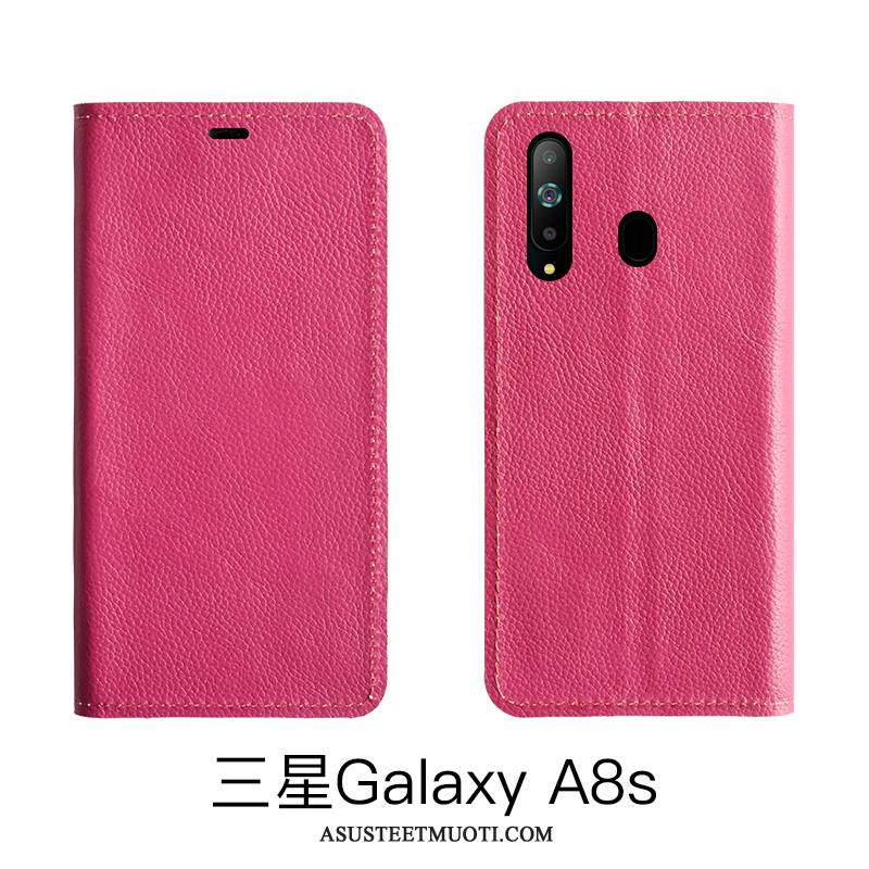 Samsung Galaxy A8s Kuoret All Inclusive Punainen Tähti Lehmä Kotelo