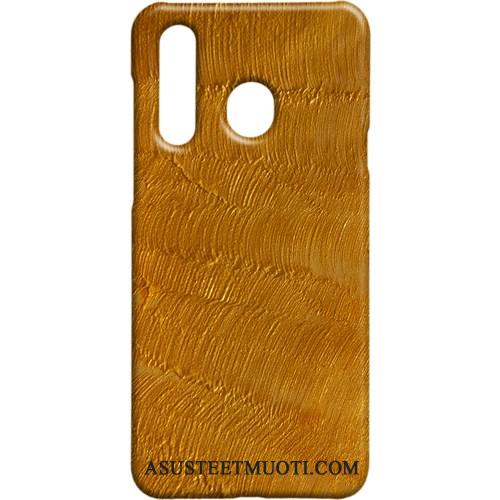 Samsung Galaxy A8s Kuoret Vuosikerta Pesty Suede Kuori Metalli Tuuli