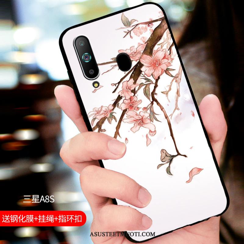 Samsung Galaxy A8s Kuori Kuoret Puhelimen Pesty Suede Persoonallisuus Sininen Murtumaton