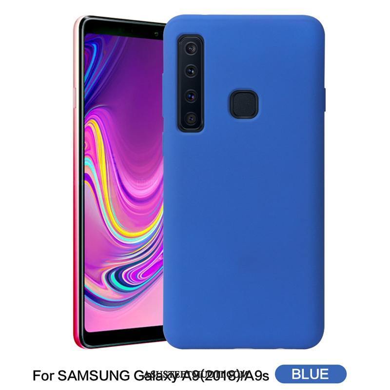 Samsung Galaxy A9 Kuori Kuoret Kotelo Suojaus Sininen Tähti Luova