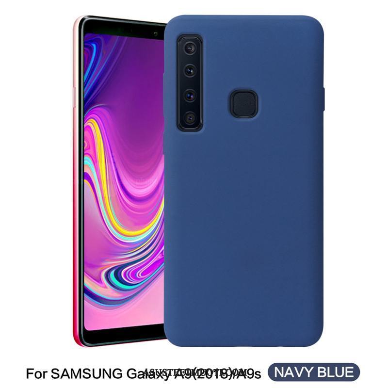 Samsung Galaxy A9 Kuori Kuoret Kotelo Suojaus Sininen Tähti Luova