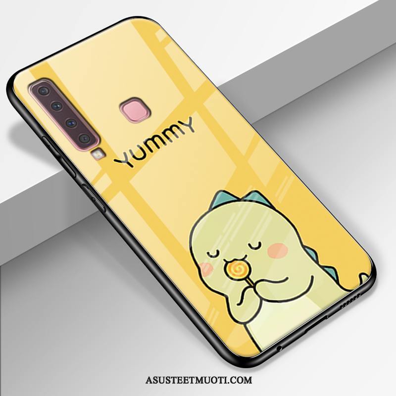 Samsung Galaxy A9 Kuori Kuoret Suojaus Murtumaton Yksinkertainen Punainen