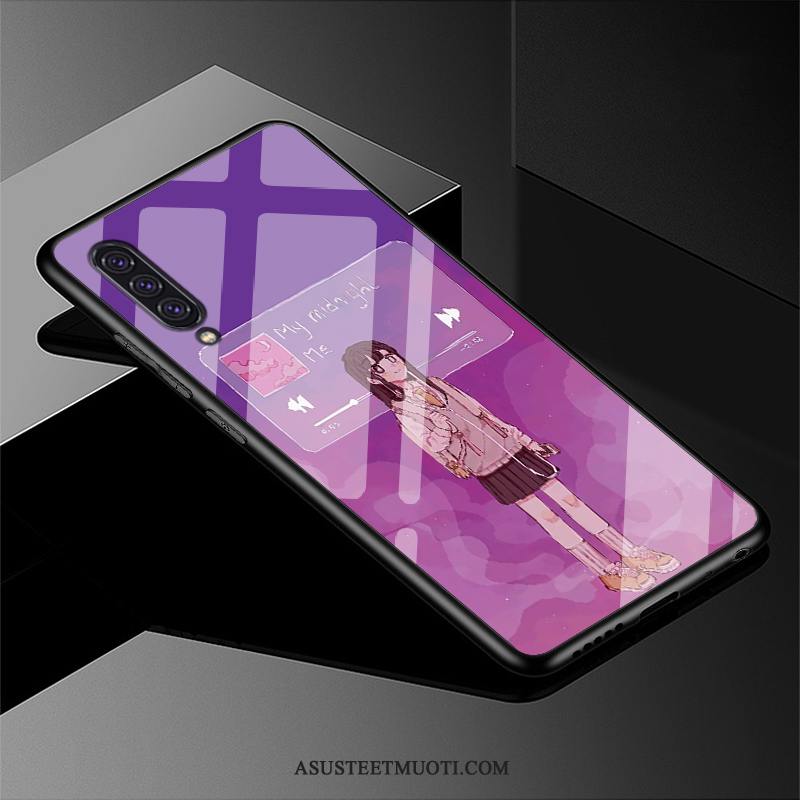 Samsung Galaxy A90 5g Kuoret Suojaus Silikoni Tähti Murtumaton Lasi