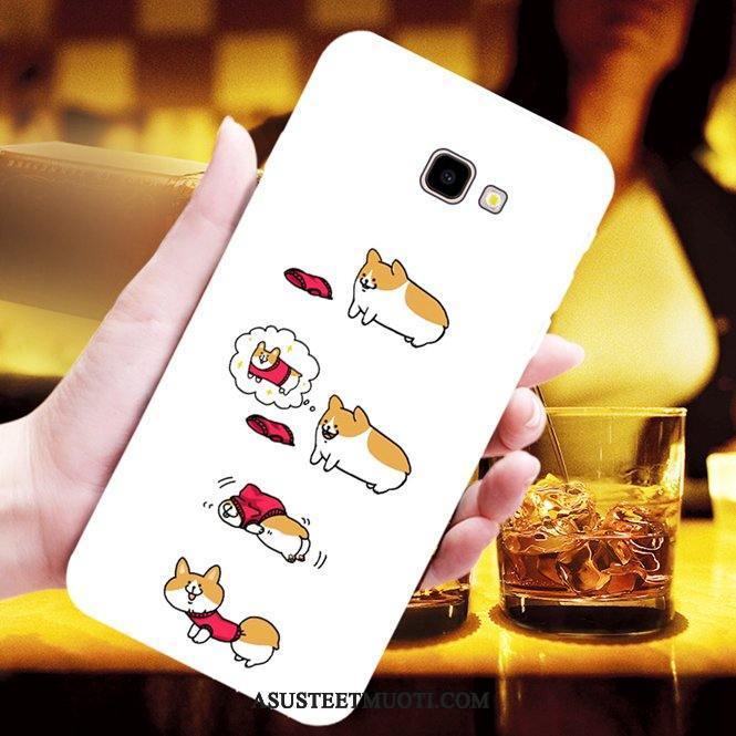 Samsung Galaxy J4+ Kuoret Murtumaton Puhelimen Tähti Valkoinen Muokata
