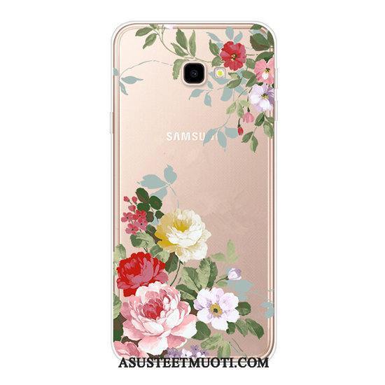 Samsung Galaxy J4+ Kuoret Sarjakuva Kukkia Tähti Suojaus Puhelimen