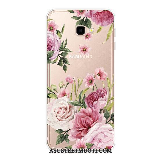 Samsung Galaxy J4+ Kuoret Sarjakuva Kukkia Tähti Suojaus Puhelimen