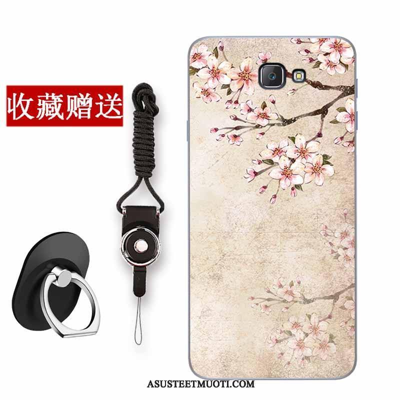 Samsung Galaxy J4+ Kuoret Suojaus Kotelo Tähti Taide Kukka