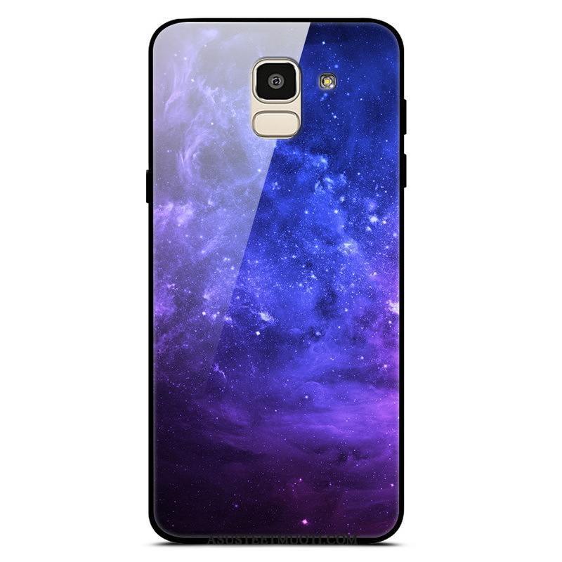 Samsung Galaxy J6 Kuoret Lasi Tähtitaivas Puhelimen Murtumaton Yksinkertainen