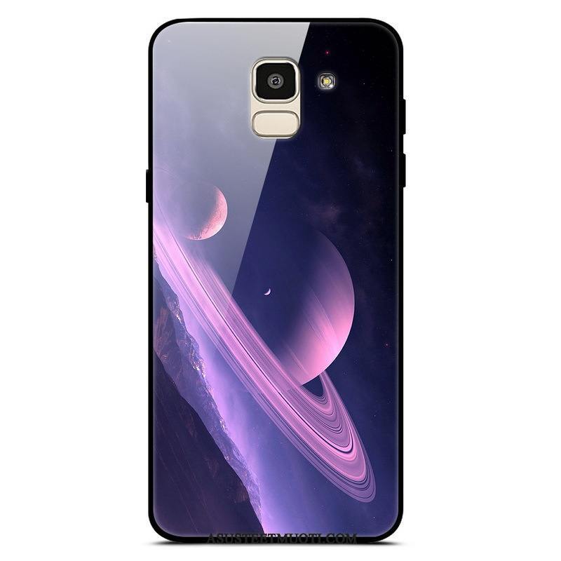 Samsung Galaxy J6 Kuoret Lasi Tähtitaivas Puhelimen Murtumaton Yksinkertainen