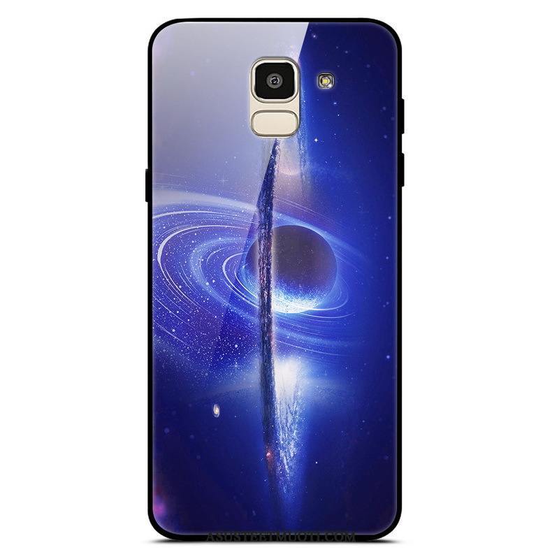 Samsung Galaxy J6 Kuoret Lasi Tähtitaivas Puhelimen Murtumaton Yksinkertainen