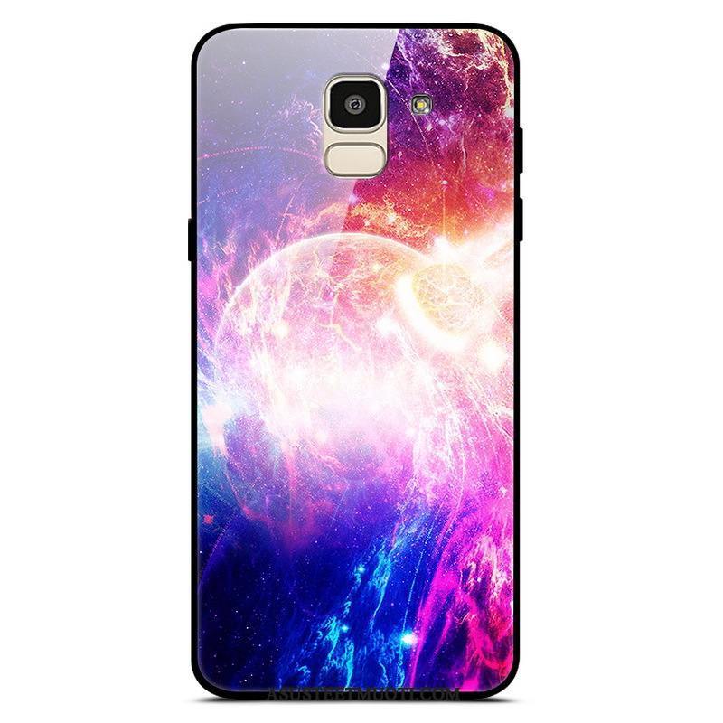 Samsung Galaxy J6 Kuoret Lasi Tähtitaivas Puhelimen Murtumaton Yksinkertainen