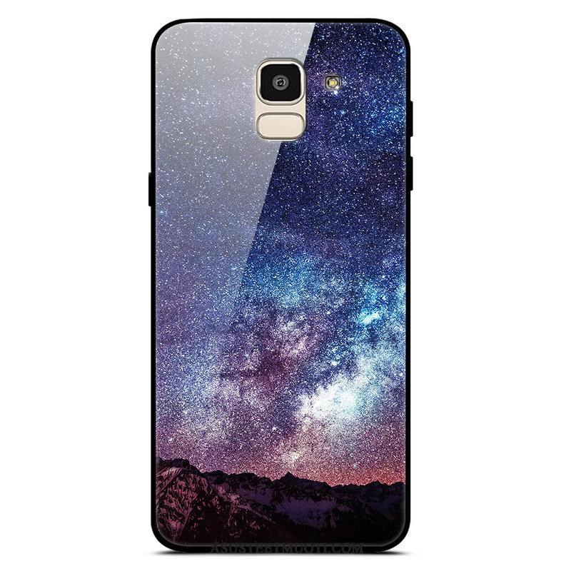 Samsung Galaxy J6 Kuoret Lasi Tähtitaivas Puhelimen Murtumaton Yksinkertainen