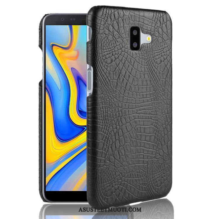 Samsung Galaxy J6+ Kuori Kuoret Kova Suojaus Kukkakuvio Krokotiili Vuosikerta