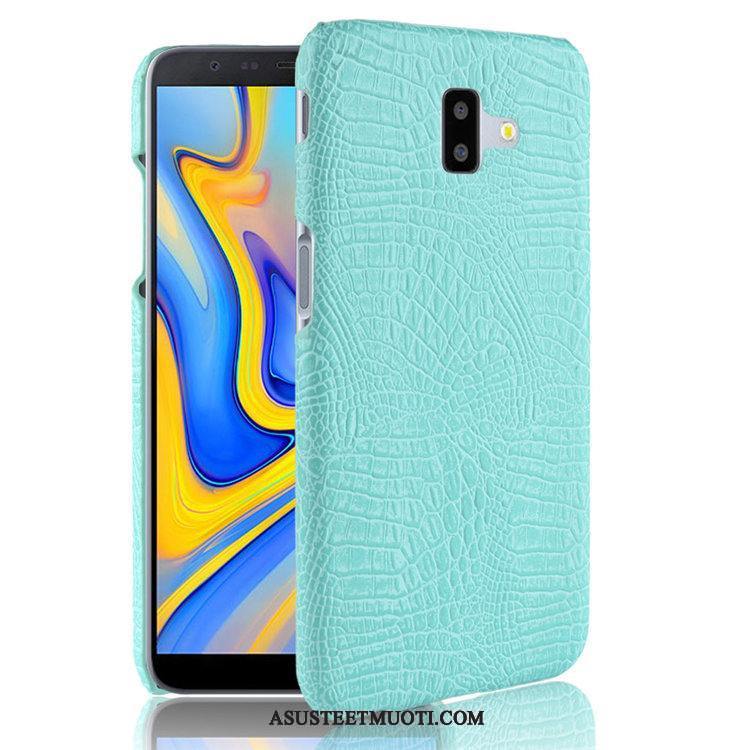 Samsung Galaxy J6+ Kuori Kuoret Kova Suojaus Kukkakuvio Krokotiili Vuosikerta