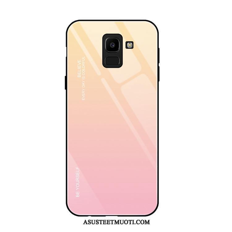 Samsung Galaxy J6+ Kuori Kuoret Violetti Murtumaton Kaltevuus Tähti