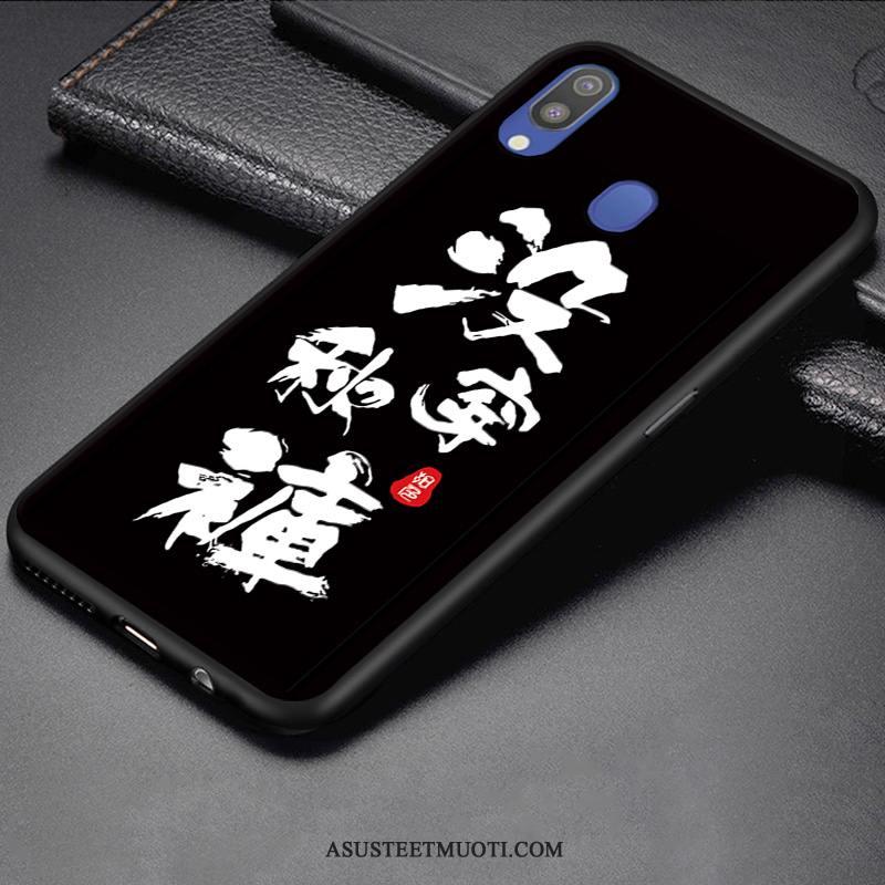 Samsung Galaxy M20 Kuori Kuoret Pehmeä Neste Murtumaton Musta Luova Trendi