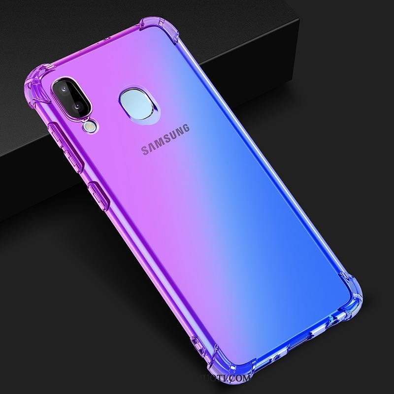 Samsung Galaxy M20 Kuori Kuoret Sininen Violetti Kaltevuus Tähti