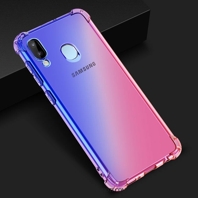 Samsung Galaxy M20 Kuori Kuoret Sininen Violetti Kaltevuus Tähti