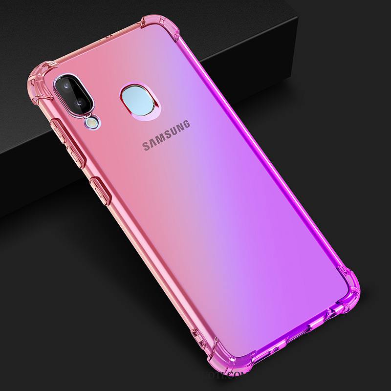 Samsung Galaxy M20 Kuori Kuoret Sininen Violetti Kaltevuus Tähti