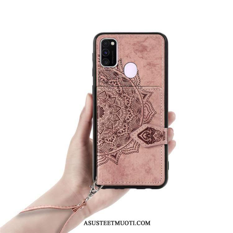 Samsung Galaxy M30s Kuoret Ripustettavat Koristeet Murtumaton Tähti Kortti Kuori