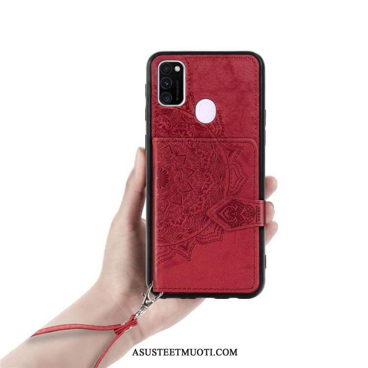 Samsung Galaxy M30s Kuoret Ripustettavat Koristeet Murtumaton Tähti Kortti Kuori