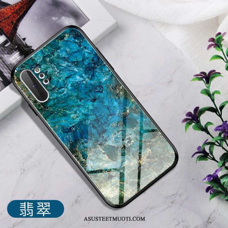 Samsung Galaxy Note 10+ Kuoret Puhelimen Net Red Valo Punainen Murtumaton