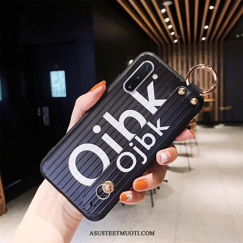 Samsung Galaxy Note 10 Kuoret Tähti Trendi Ripustettava Kaula Musta Kotelo