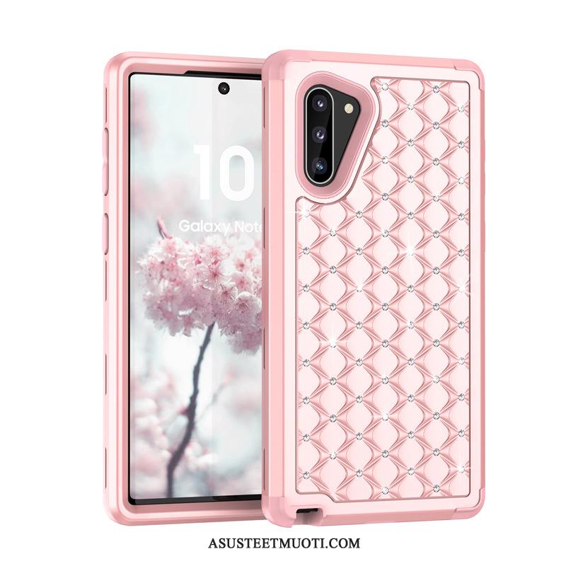 Samsung Galaxy Note 10 Kuori Kuoret Violetti Kotelo Tähti Puhelimen