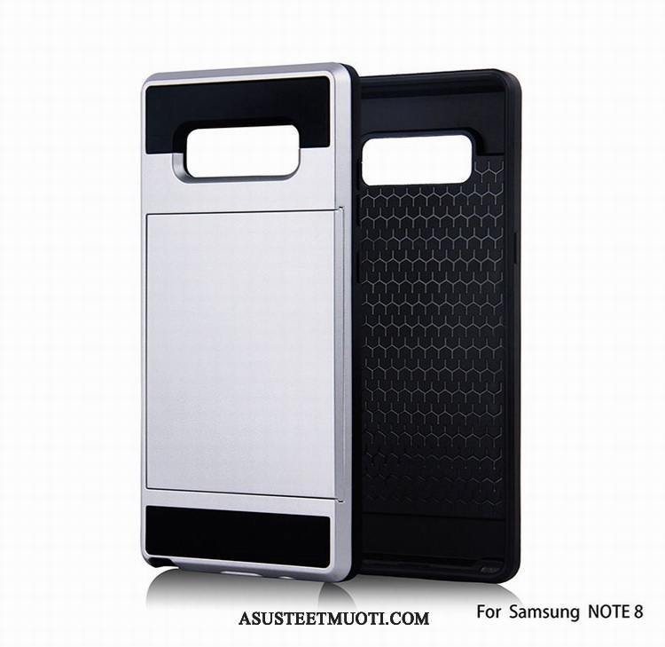 Samsung Galaxy Note 8 Kuori Kuoret Kortti Salkku Kotelo Tähti