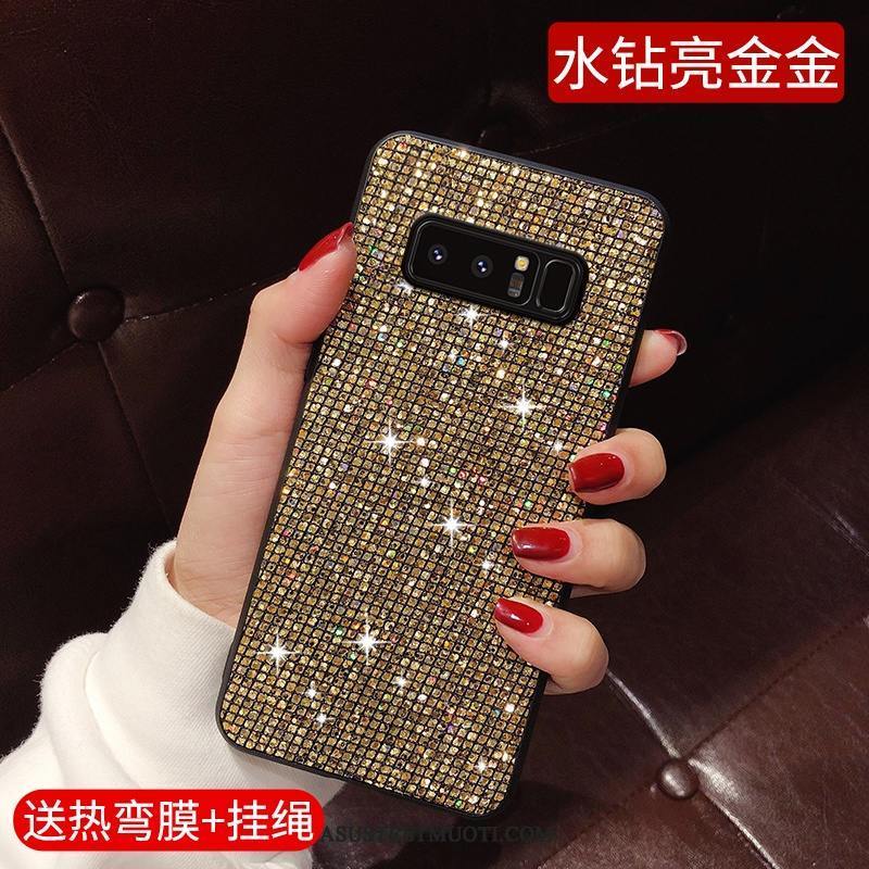 Samsung Galaxy Note 8 Kuori Kuoret Ripustettavat Koristeet Jauhe Kulta Tähti Tide-brändi