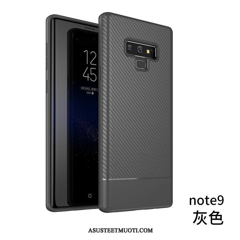 Samsung Galaxy Note 9 Kuoret Kuori Musta Kotelo Silikoni Ultra