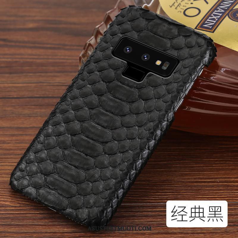 Samsung Galaxy Note 9 Kuoret Kuori Puhelimen Nahka Tähti Kotelo