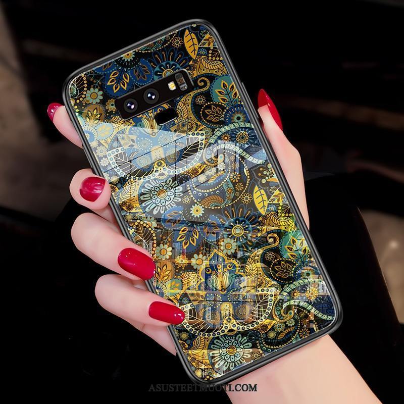 Samsung Galaxy Note 9 Kuori Kuoret Keltainen Kotelo Puhelimen Tähti Sininen