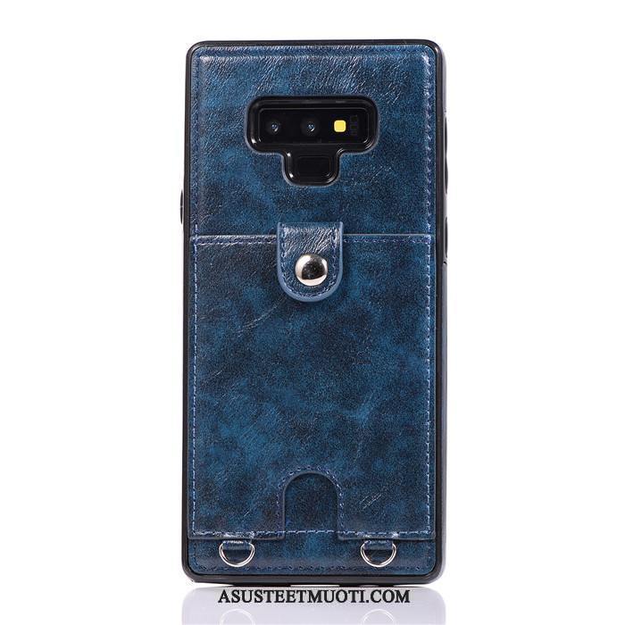 Samsung Galaxy Note 9 Kuori Kuoret Kortti Murtumaton Pinkki Kotelo Kulta