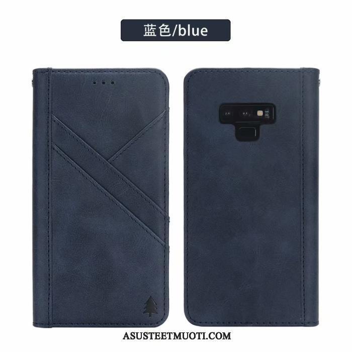 Samsung Galaxy Note 9 Kuori Kuoret Murtumaton Pehmeä Neste Sininen Puhelimen