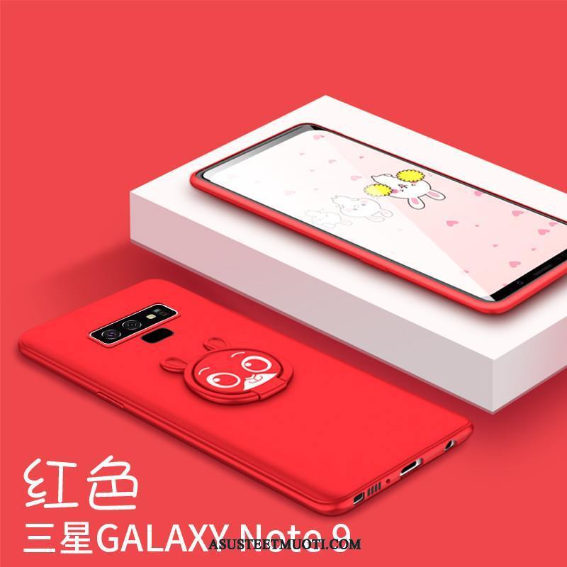 Samsung Galaxy Note 9 Kuori Kuoret Tuki Pesty Suede All Inclusive Murtumaton Kani