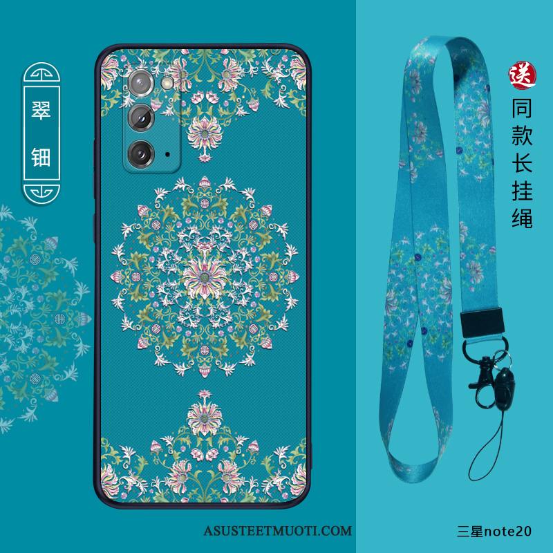 Samsung Galaxy Note20 Kuori Kuoret Kiinalainen Tyyli Net Red All Inclusive Sininen Trendi