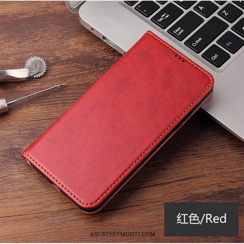 Samsung Galaxy Note20 Ultra Kuoret Tähti Kuori Punainen Puhelimen Nahkakotelo