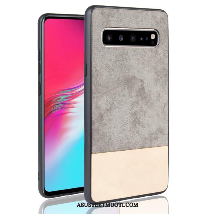 Samsung Galaxy S10 5g Kuoret Cowboy Suojaus Tähti Kotelo Musta